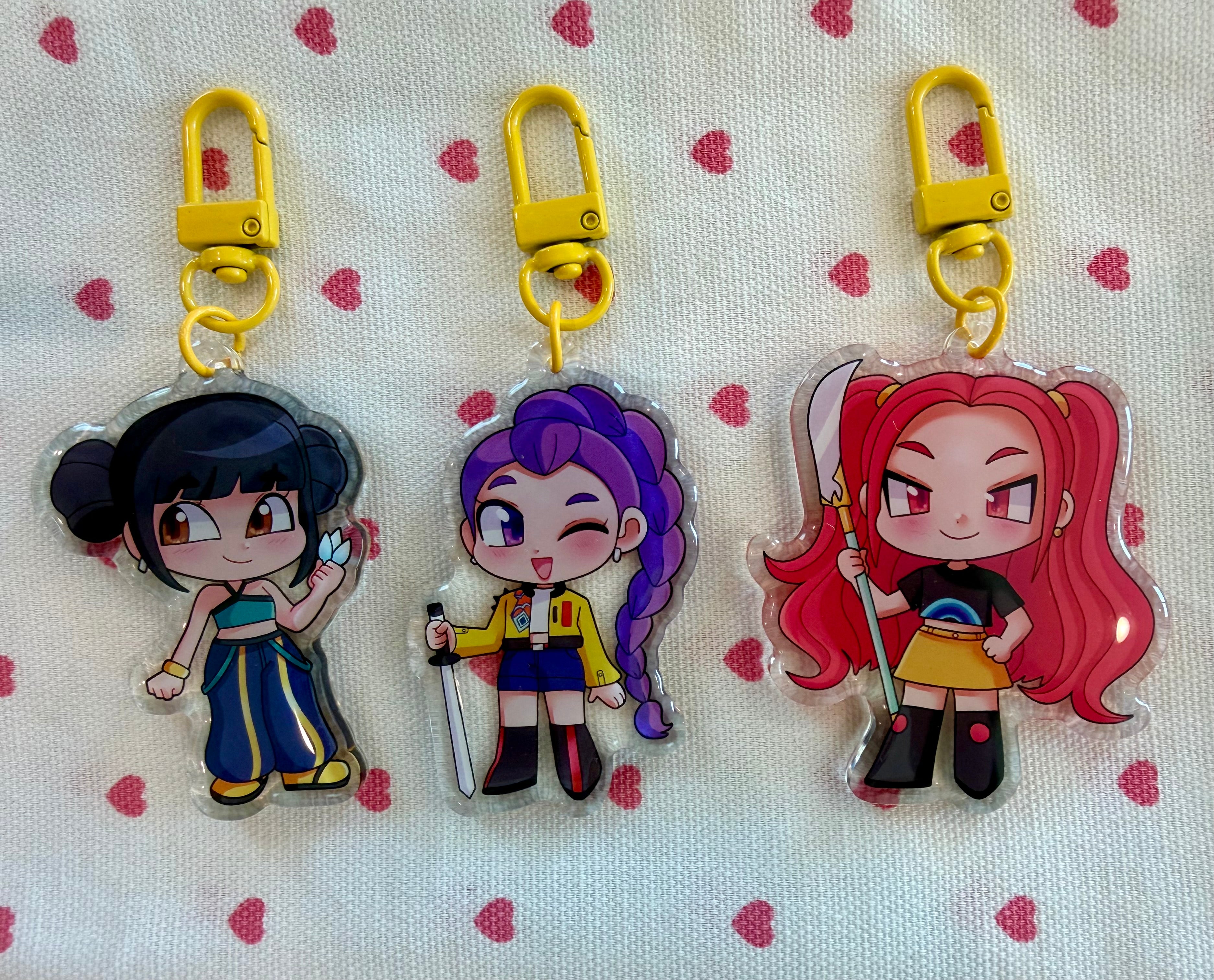 Huntrix Keychains