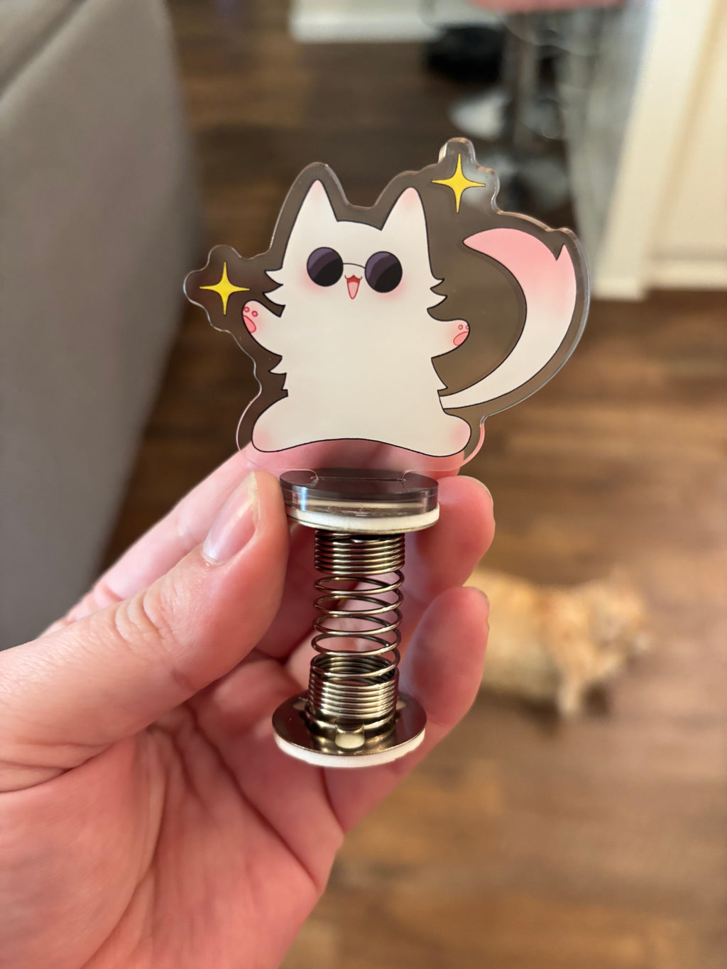 Cat Gojo Dash Board Dancer