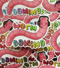 Worm Gaming Sticker