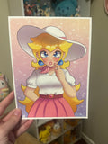 Just peachy print