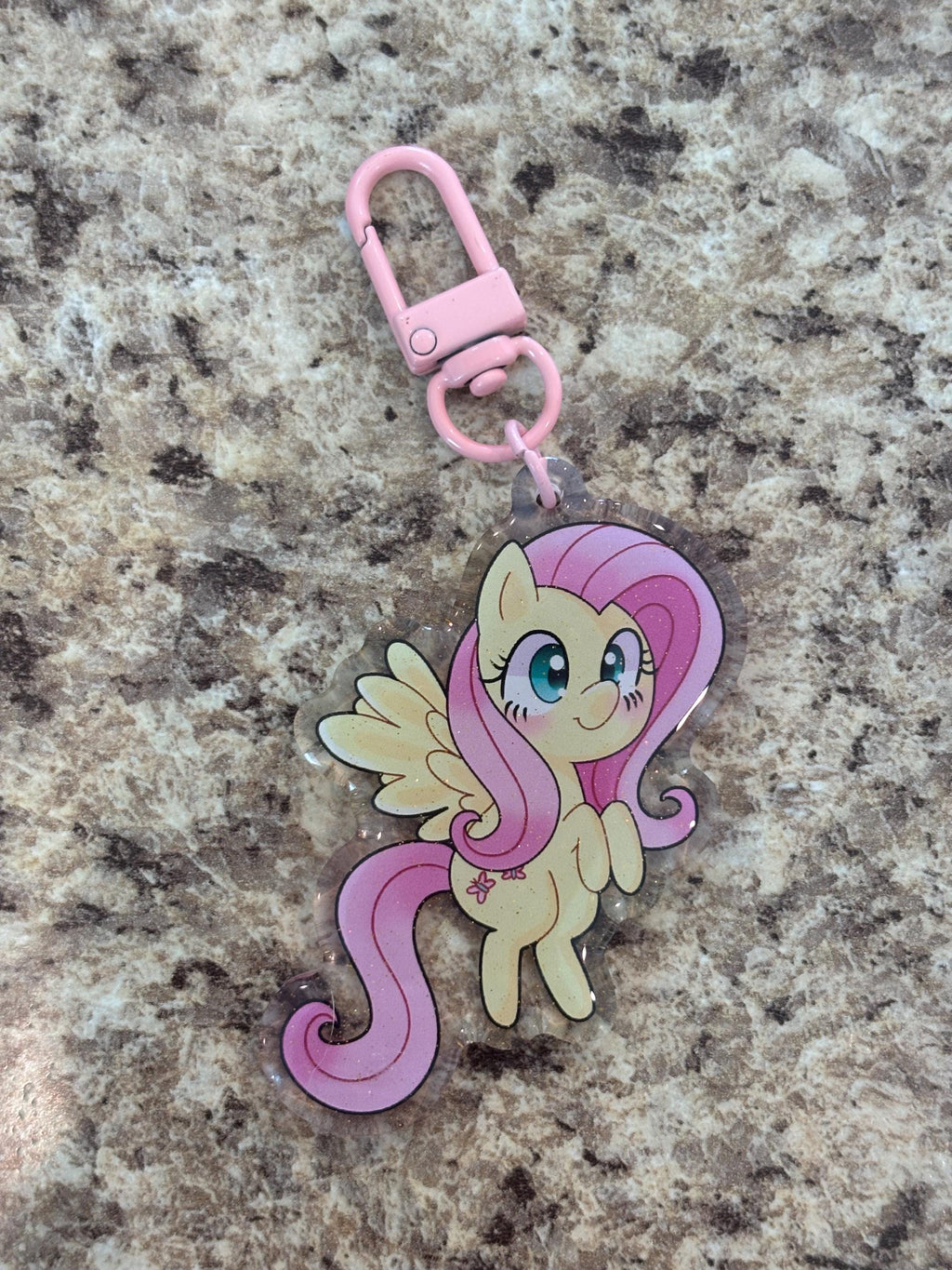 My Lil Pony Glitter Keychains
