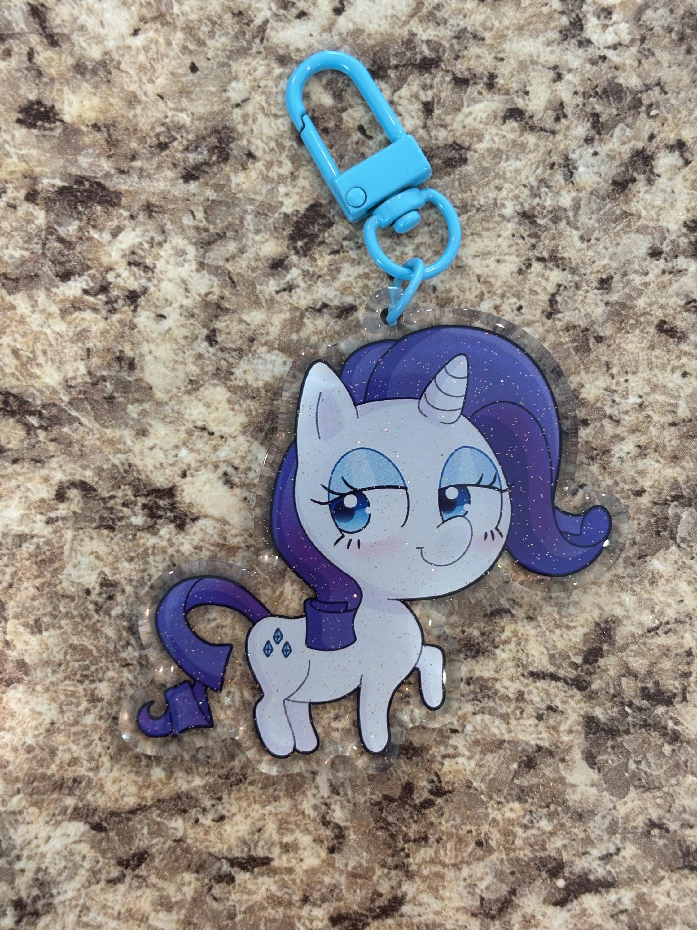 My Lil Pony Glitter Keychains