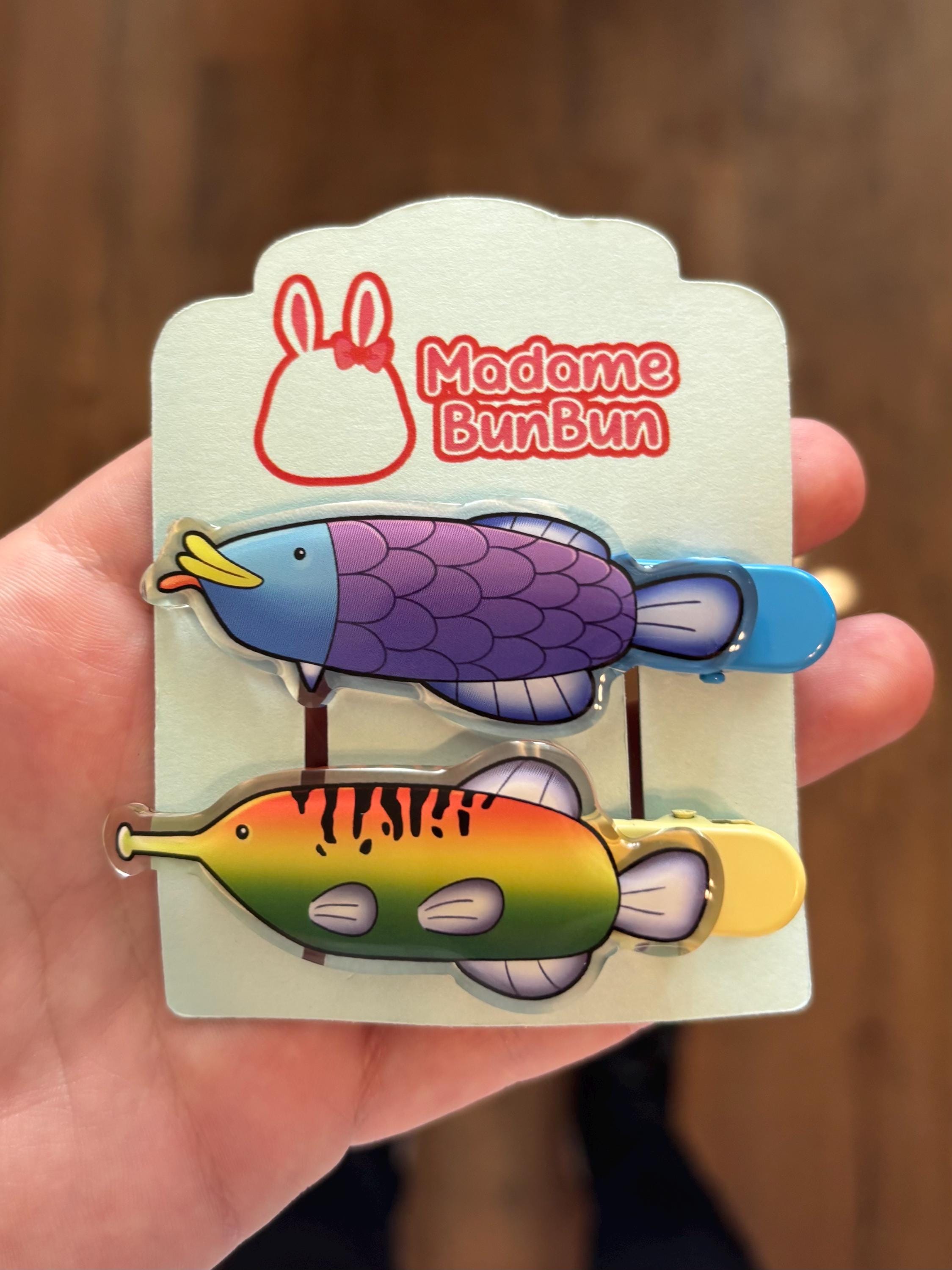Wii Play Fish Hair Clips