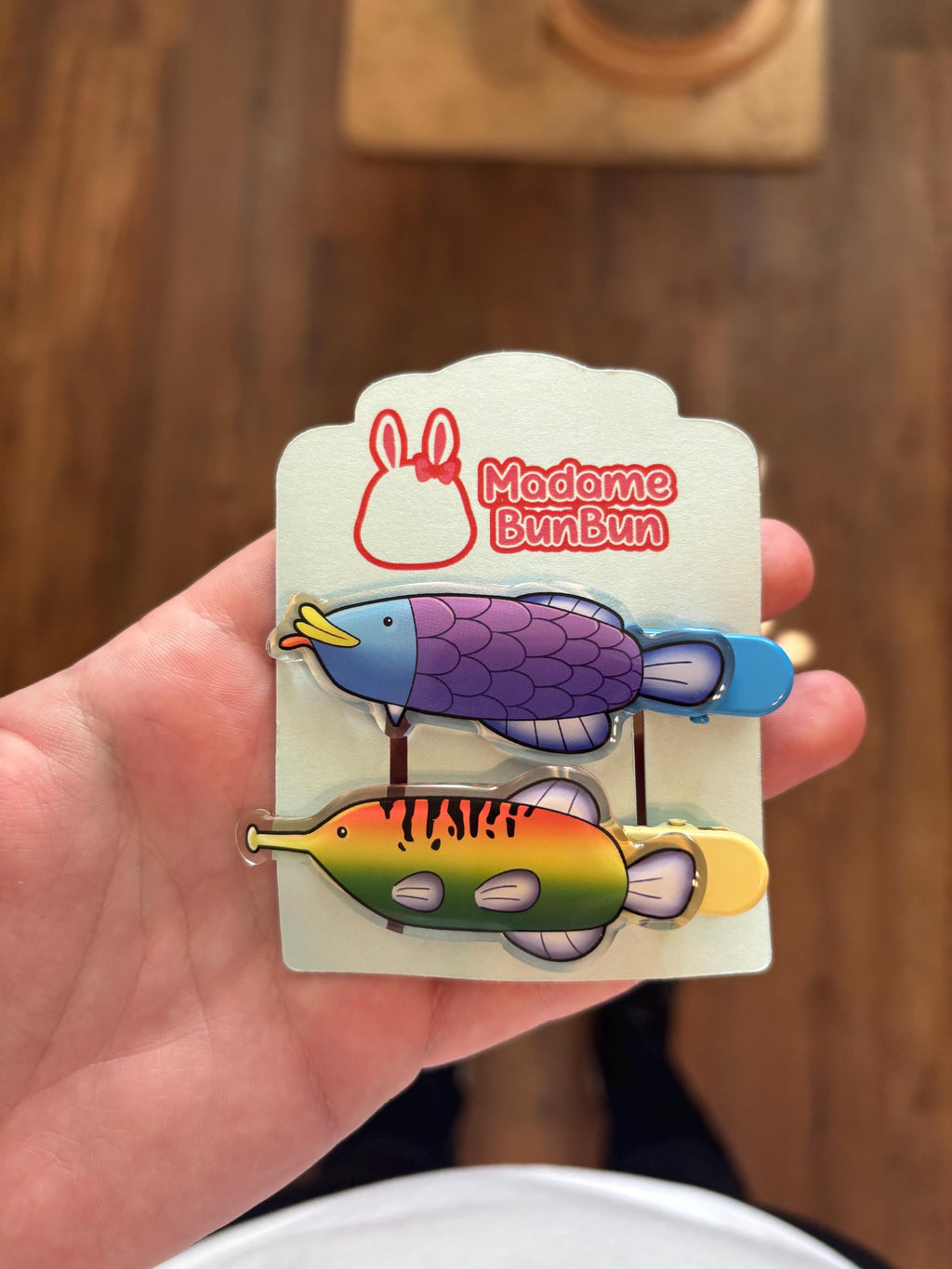 Wii Play Fish Hair Clips