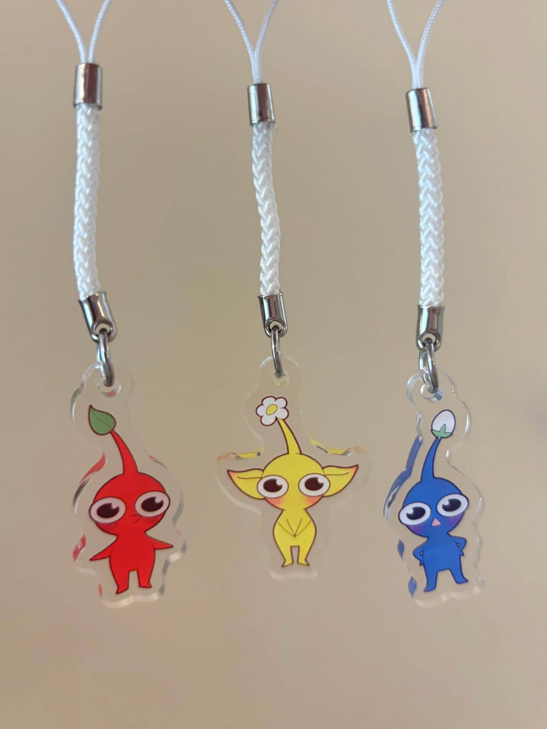 Pikmin Phone Charms