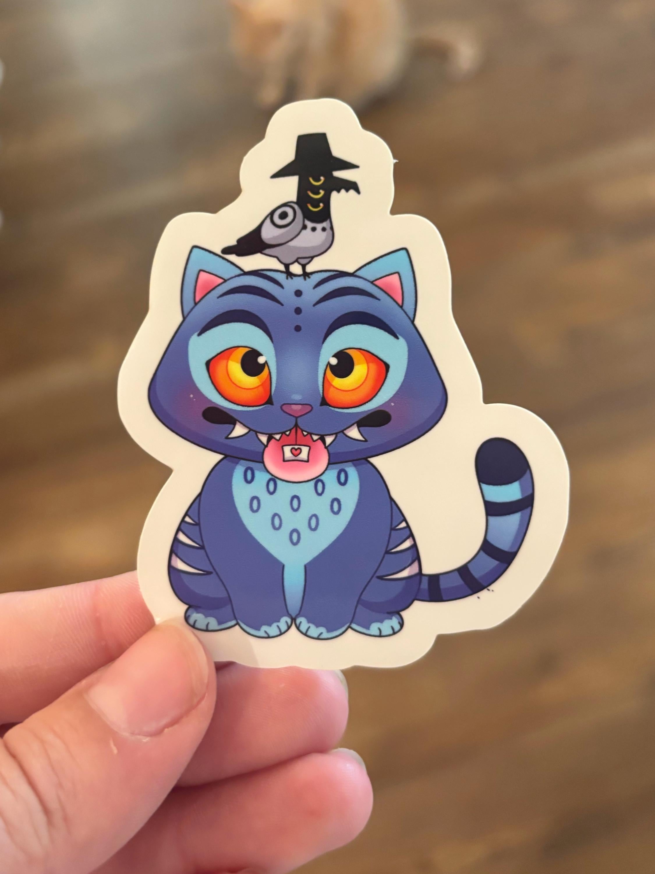 K-Pop Demon Hunters Depry Cat sticker