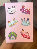 Sea Bunny Sticker Sheet