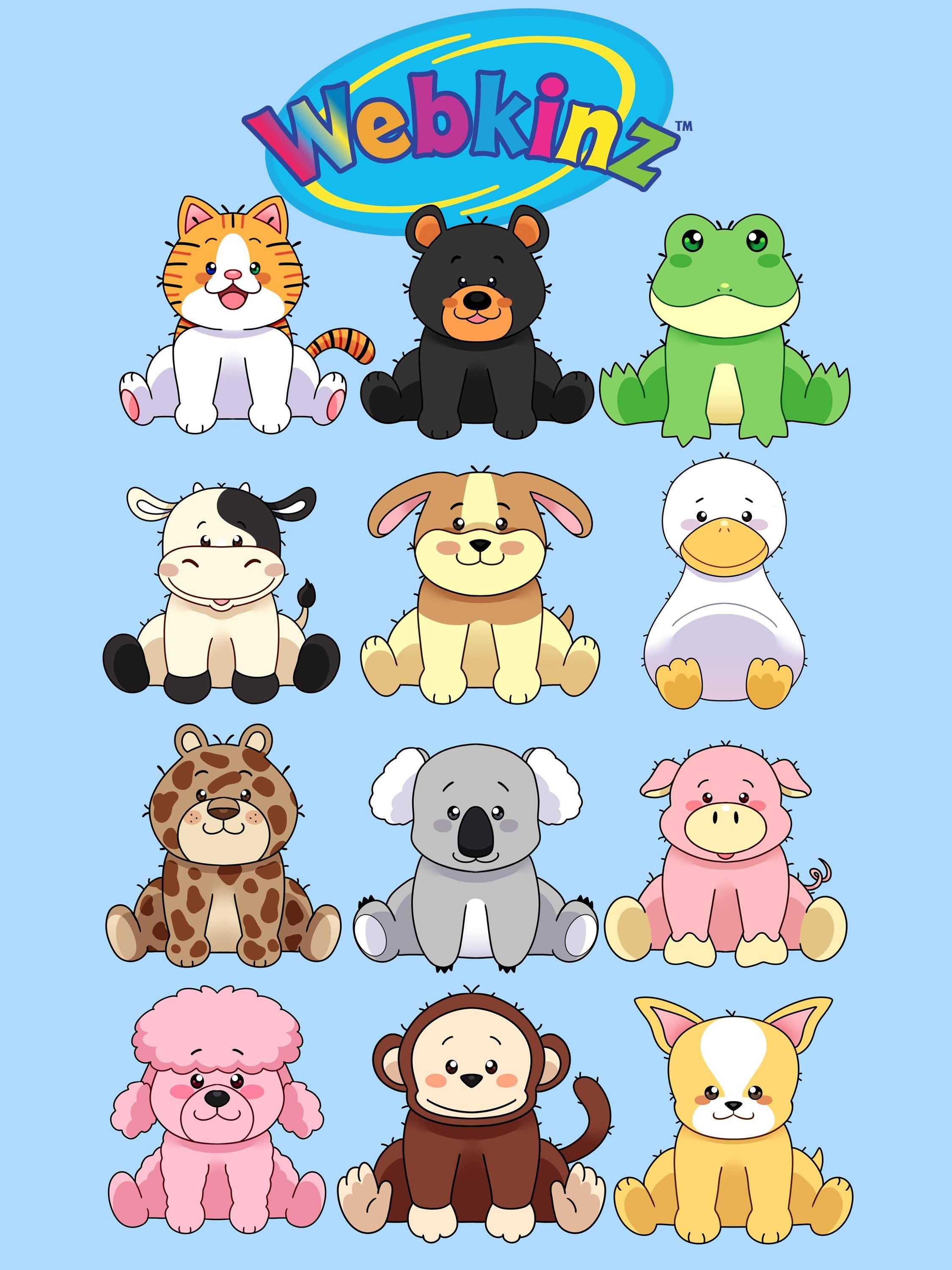 Webkinz Sticker Sheet