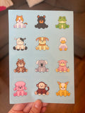 Webkinz Sticker Sheet