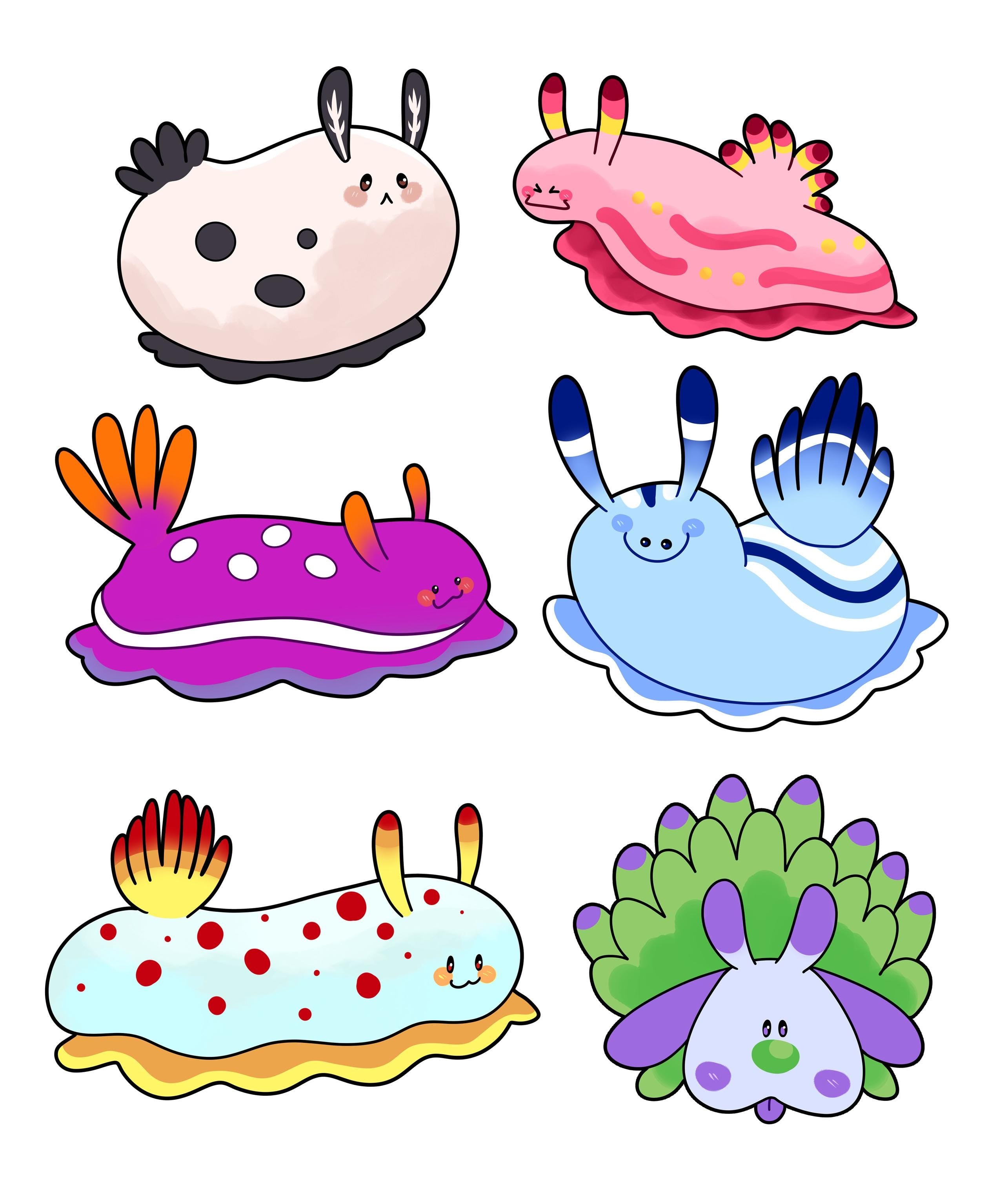 Sea Bunny Sticker Sheet