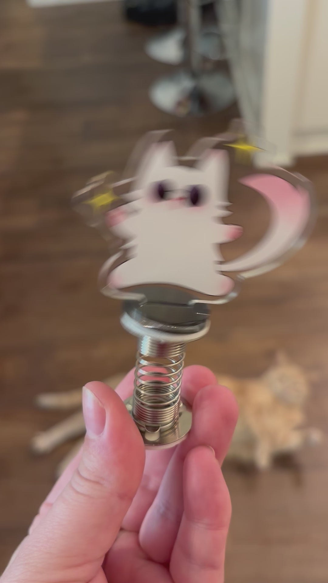 Cat Gojo Dash Board Dancer